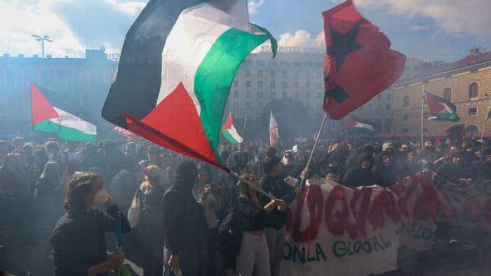 İtalya’da Gazze protestoları hayatı durdurdu, Meloni’ye baskı büyüyor